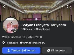 Gunakan Nama Plt Gubri, Pemprov Sebut itu Akun Hoax