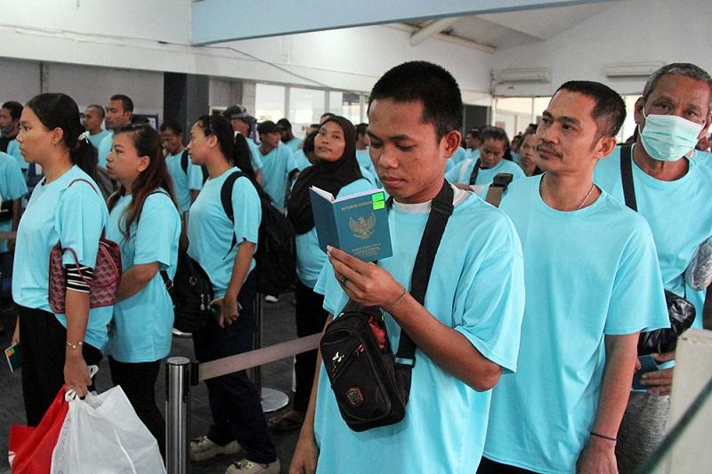 114 Pekerja Migran Indonesia Bermasalah dari Malaysia Tiba di Dumai