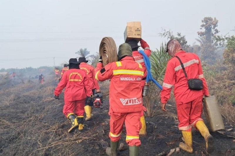 Karhutla di Riau Masih Terjadi, Tim Gabungan Lakukan Pemadaman Empat Kabupaten