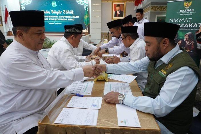 95 Persen Zakat Baznas Riau Terkumpul Berasal dari ASN di Pemprov Riau