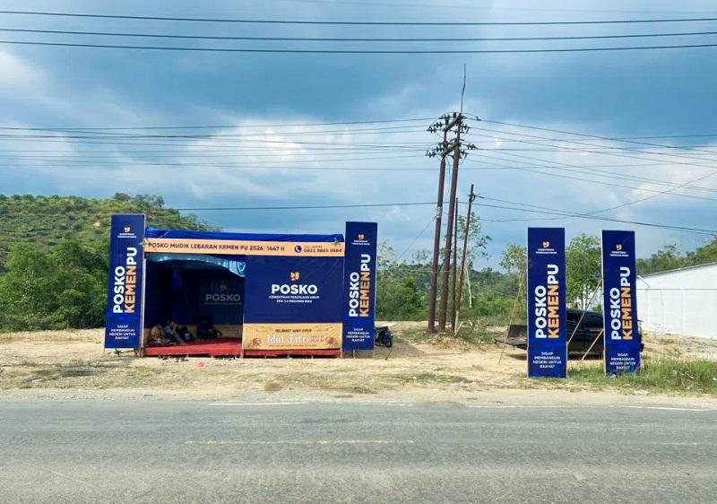 BPJN Riau Dirikan 14 Posko Mudik di Jalur Lintas Utama, Pemudik Bisa Istirahat & Cek Informasi Jalan!