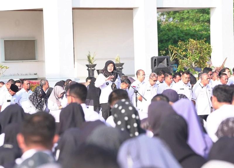 Bupati Afni Ajak ASN Tetap Solid Hadapi Tekanan Keuangan Pemkab Siak