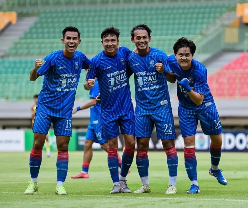PSPS Pekanbaru Pesta Gol 6-0, Raih Kemenangan Perdana Putaran Ketiga