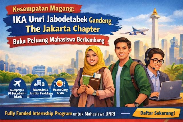 Buka Kesempatan Mahasiswa Magang, IKA Unri Jabodetabek Gandeng The Jakarta Chapter