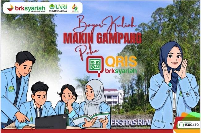 Di Kampus Unri, QRIS BRK Syariah Permudah Seluruh Pembayaran