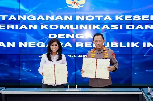 Kemkomdigi-Polri Teken MoU Integrasi Laporan, Target Turunkan Kejahatan Siber