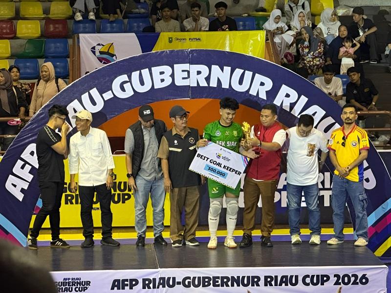 Tampil Gemilang di GOR Tribuana, Siak Raih Juara Pertama Kejurda Futsal 2026 dan Borong Prestasi