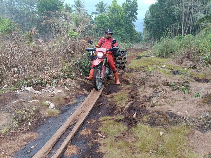 Karhutla di Kuala Kampar Pelalawan Masih Aktif, Luas Lahan Terbakar Capai 4 Hektare