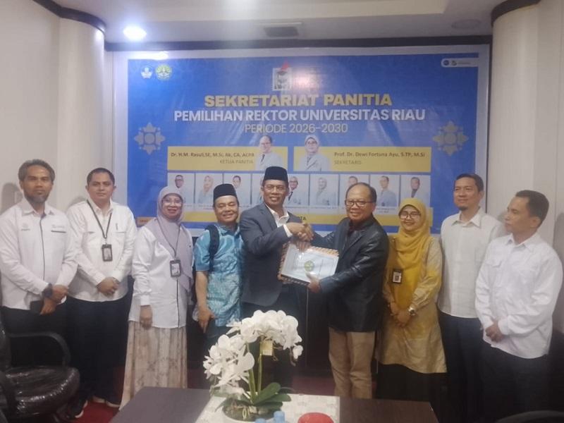 Prof Iwantono, Calon Rektor Unri Periode 2026-2030 Ketiga yang Mendaftar