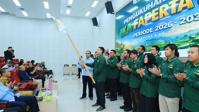 IKA Faperta Unri Periode 2026–2030 Dikukuhkan, Fokus Bangun Jejaring Alumni Lewat Branding "IKATANI"