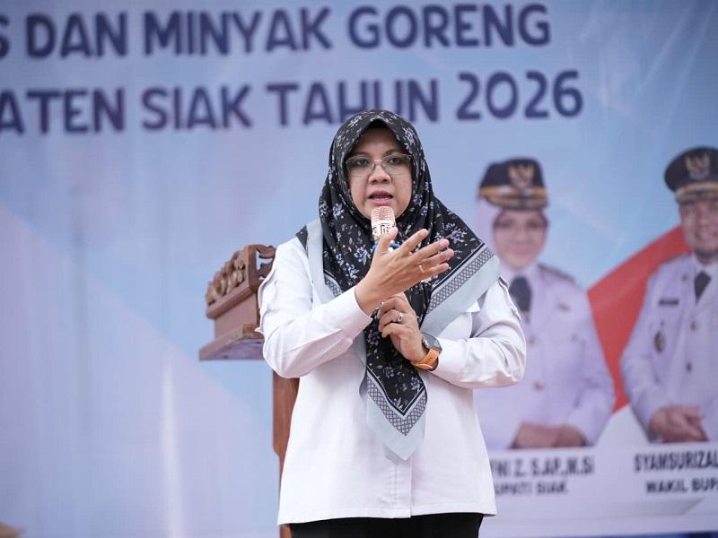 Bantuan Pangan 2026 di Siak Naik Signifikan, Total 30.786 KPM Terima Beras dan Minyak