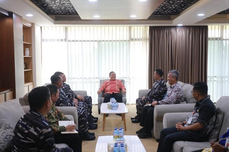 Bahas Ancaman Narkoba Jalur Laut, Pemprov Riau dan TNI AL Perkuat Koordinasi