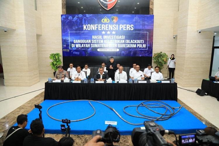 Blackout Massal di Sumatera Akibat Cuaca Buruk, Ini Hasil Investigasi Bareskrim-PLN