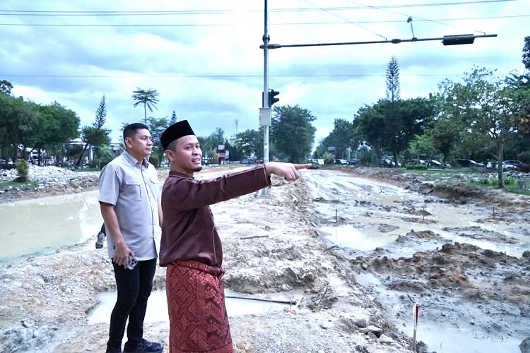 Izin Dikantongi, Pemko Pekanbaru Mulai Garap Simpang Sebidang Arifin Achmad–Sudirman