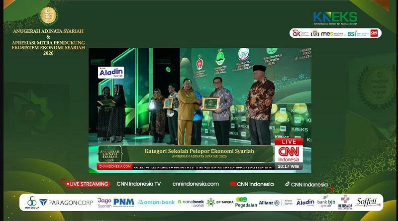 Riau Borong Penghargaan Anugerah Adinata Syariah 2026, Raih Juara 1 Kategori Nilai Ekspor Halal