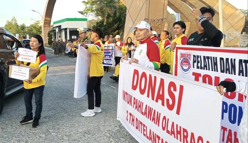 Atlet PON dan Peparnas Riau Aksi Tuntut Sisa Bonus, Pemprov Akui Fiskal Sedang Tertekan