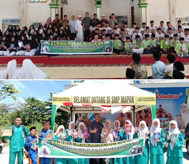 KWQ Kembali Salurkan Al-Qur’an untuk Hafidz Ponpes Darul Qur’an dan SMP Muhammadiyah 4
