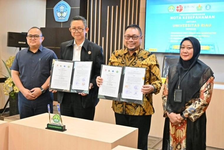 Unri Bangun Kolaborasi dengan BRIN, PTPN IV, dan ITB Kembangkan Riset Teknologi Sawit