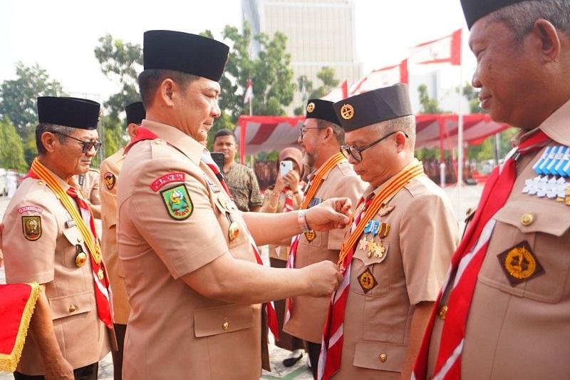 24 Insan Pramuka Riau Terima Lencana Penghargaan di Hari Pramuka ke-65