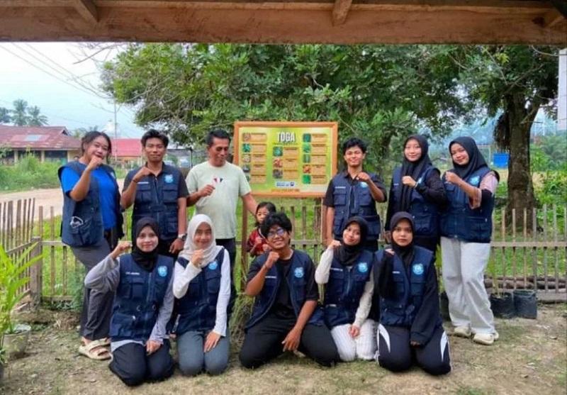 Tim Kukerta Berdampak Unri Hadirkan Taman TOGA Edukatif di Desa Pauh Angit