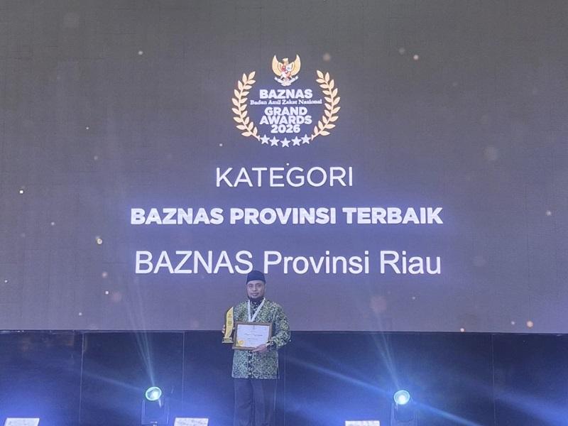 Penghargaan Nasional untuk Baznas Riau, Predikat Baznas Provinsi Terbaik 2026