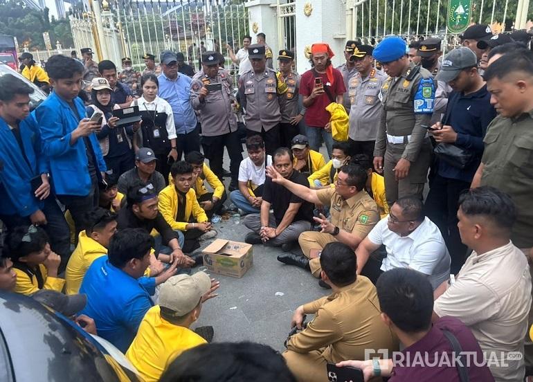 Aspirasi Mahasiswa Ditampung, Pemprov Riau Sepakati Mekanisme Pertemuan Resmi