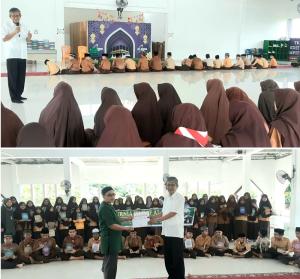 Berbagi dan Motivasi Pelajar Az Zuhra Islamic School, Fachri Yasin: Kami Membantu Generasi Qur’ani