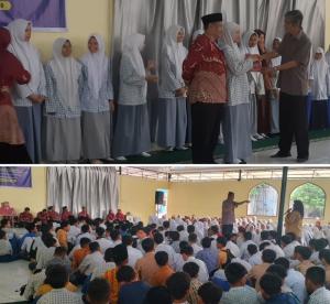 Sambil Salurkan Musyaf Al-Qur&rsquo;an, KWQ Beri Motivasi Siswa Al Huda