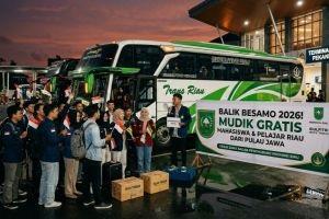 Bus Gratis Balek Besamo 2026 Pemprov Riau Siap Bawa Mahasiswa Pulang Kampung