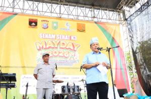 Peringati Hari Buruh, Plt Gubri SF Hariyanto Pastikan Hak dan Perlindungan Pekerja Terpenuhi