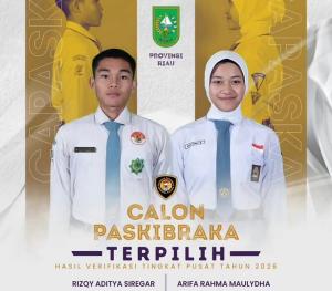 Lolos Seleksi Nasional, Dua Pelajar Asal Siak dan Inhil Siap Bertugas di Istana 17 Agustus 2026